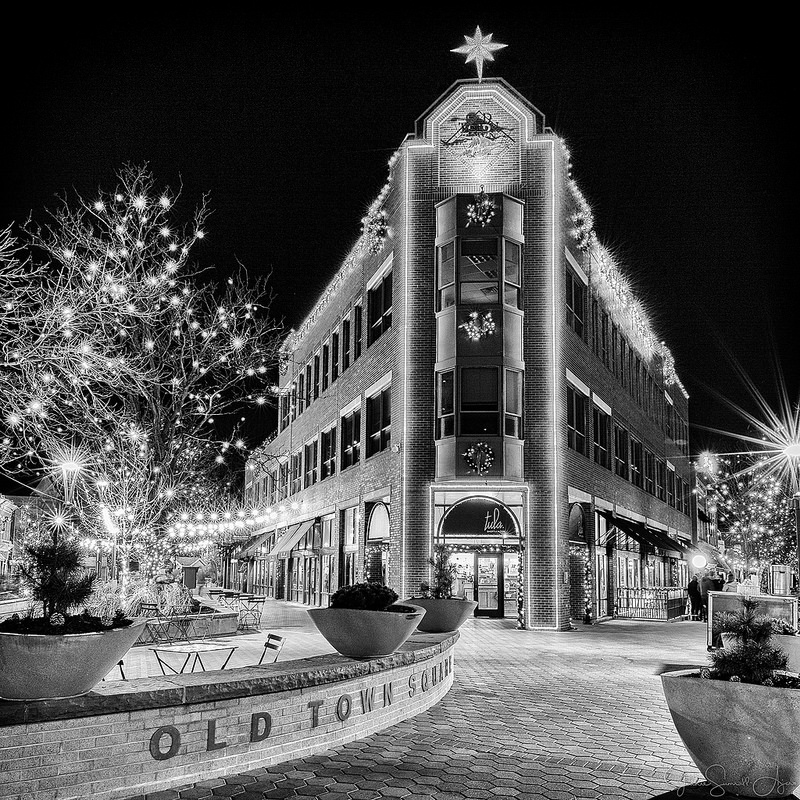 Old Town Holiday Lights by Jeanie Sumrall-Ajero